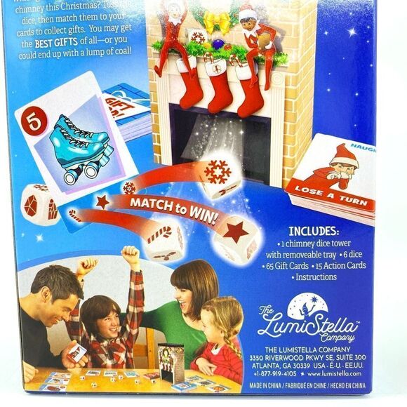 Elf On The Shelf Down The Chimney Dice & Card Game - Picture 3 of 6